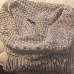 Oversized chunky cowl neck sweater